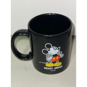 Black Mickey Mouse Mug Cup‎ Disney Character Coffee Tea Mug